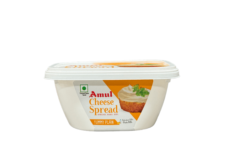 200 gms Cheese Spread Container with Lid (HDPE/PP)